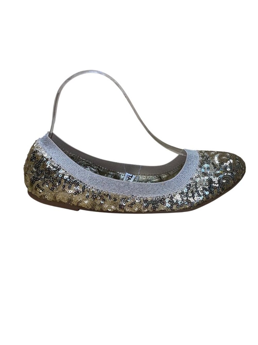 Mossimo Women’s Gold Sequin Valerie Ballet Flats Size 8.5